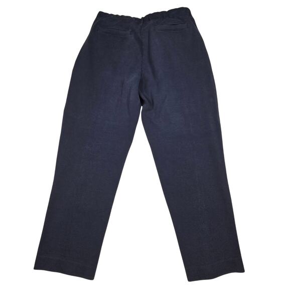 Everlane The Dream Pant M (28x24.5) Blue High Rise Front Seam Sweatpants Stretch - Picture 2 of 10